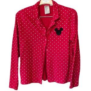 H&M Disney rare long sleeve button up top. Size M